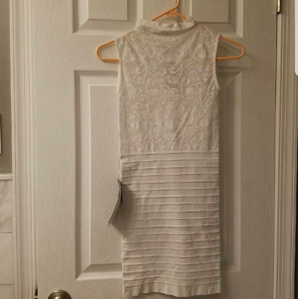 White bebe dress
